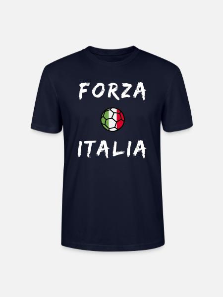 Italien, Fußball - Stanley/Stella Unisex Bio-T-Shirt CRAFTER - Navy