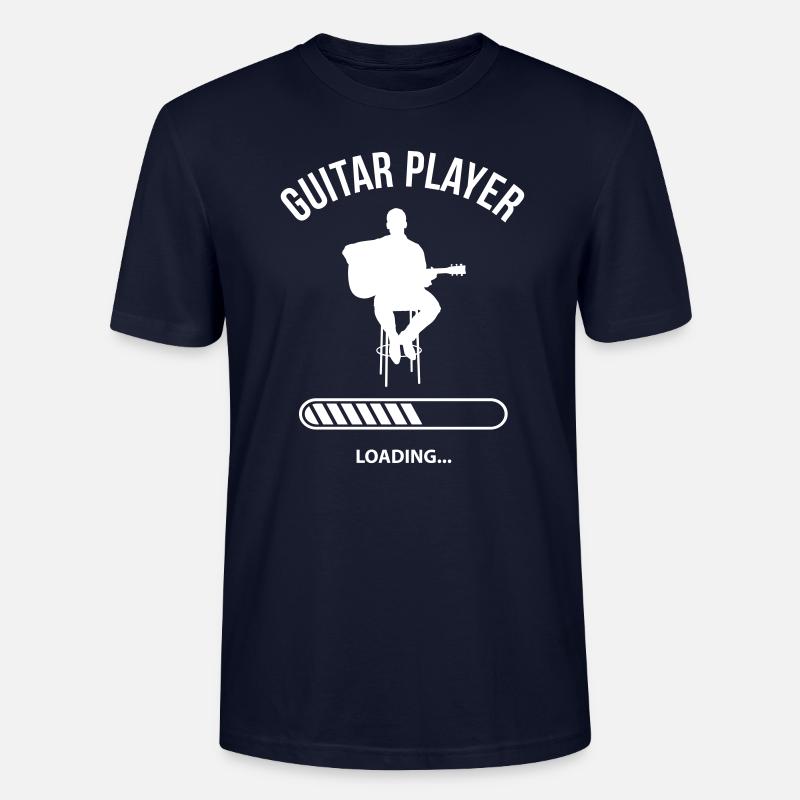 Guitar Player Loading - Stanley/Stella Unisex Bio-T-Shirt CRAFTER - Navy