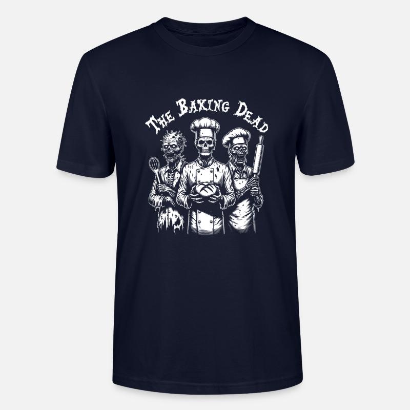 Baking Dead - backende Zombies - Stanley/Stella Unisex Bio-T-Shirt CRAFTER - Navy