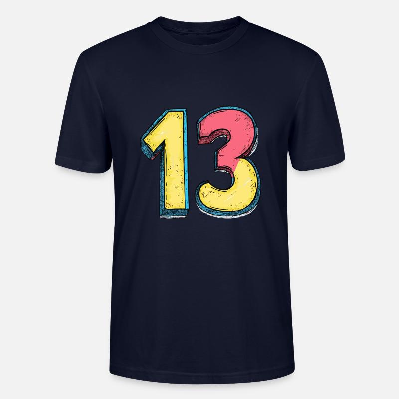 Bande dessinée à 13 chiffres - T-shirt bio CRAFTER Stanley Stella Unisexe - marine