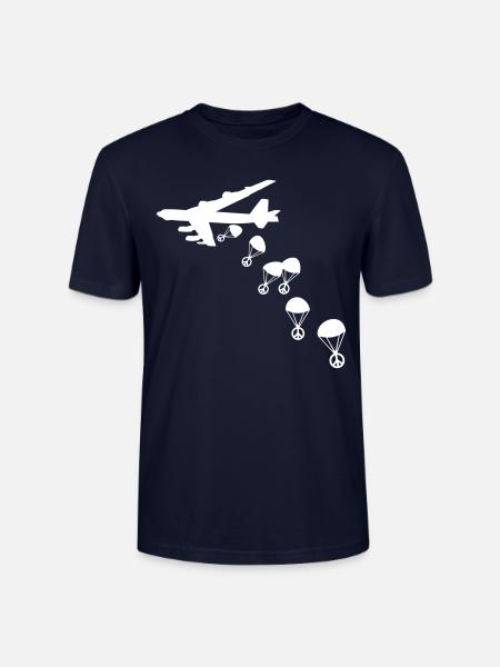Peace B52-Bomber - Stanley/Stella Unisex Bio-T-Shirt CRAFTER - Navy