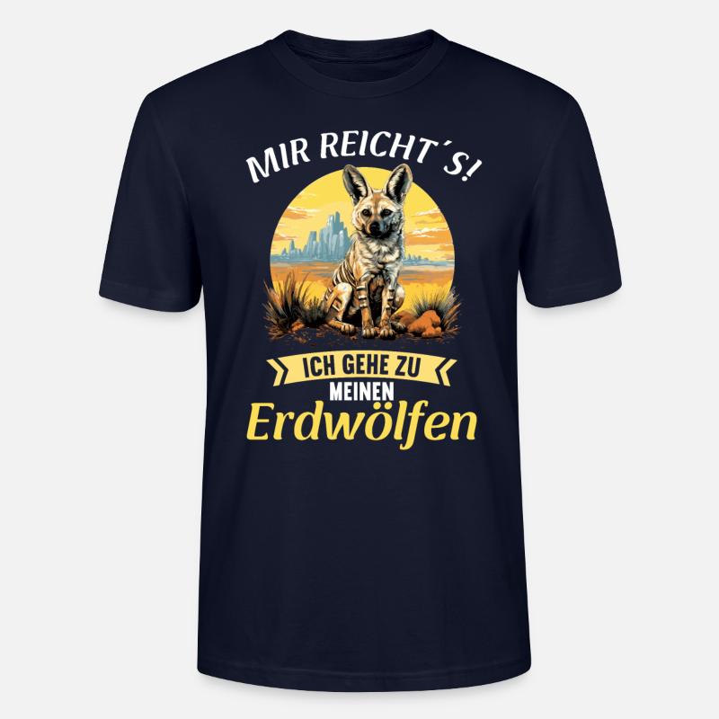 Loups d’Aardwolf - T-shirt bio CRAFTER Stanley Stella Unisexe - marine