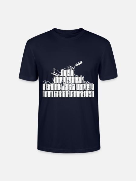 Maurer Geschenkkdeen Pocket - Stanley/Stella Unisex Bio-T-Shirt CRAFTER - Navy
