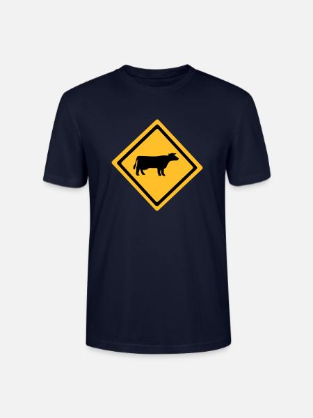 Cattle Anmelden - Stanley/Stella Unisex Bio-T-Shirt CRAFTER - Navy