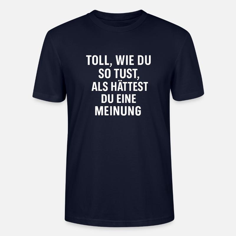 Sprechdurchfall #2 - Stanley/Stella Unisex Bio-T-Shirt CRAFTER - Navy