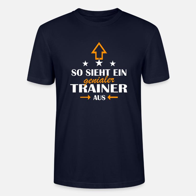GENIALER Trainer - Stanley/Stella Unisex Bio-T-Shirt CRAFTER - Navy
