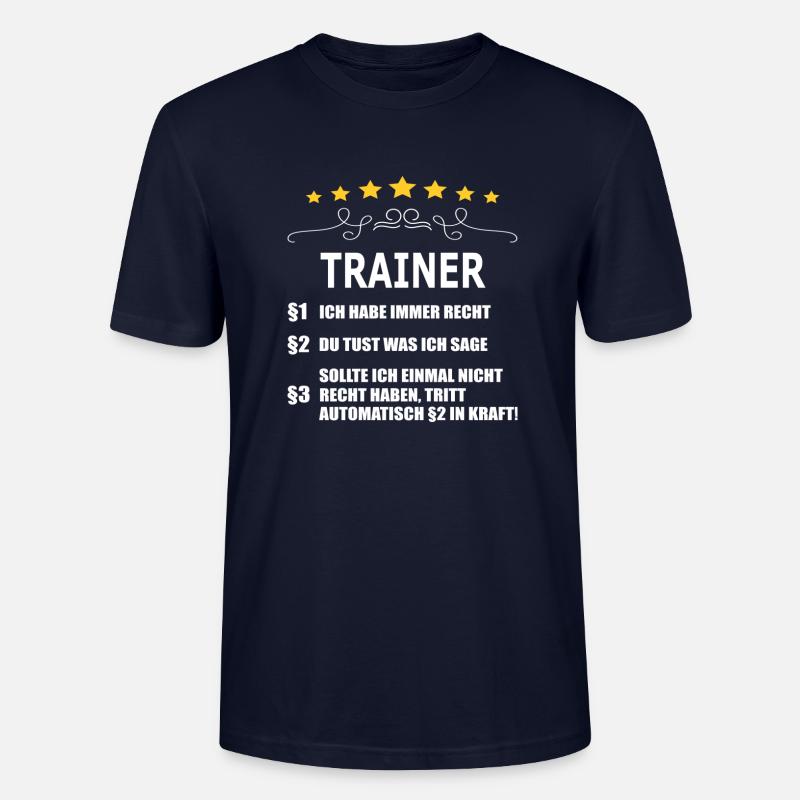 TRAINER - Stanley/Stella Unisex Bio-T-Shirt CRAFTER - Navy