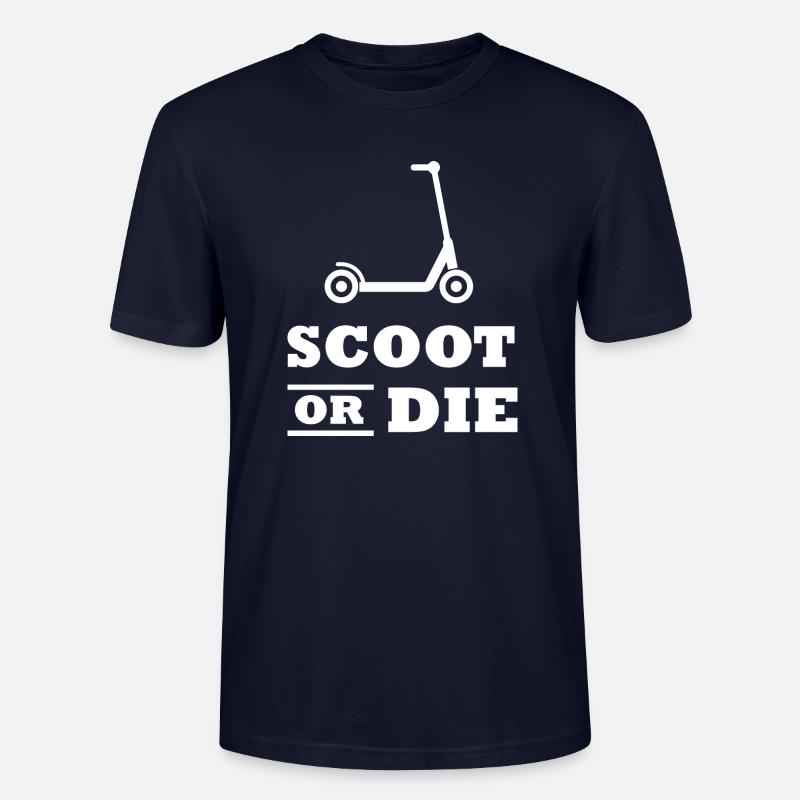 E-Scooter E-Roller Scooter - Stanley/Stella Unisex Bio-T-Shirt CRAFTER - Navy