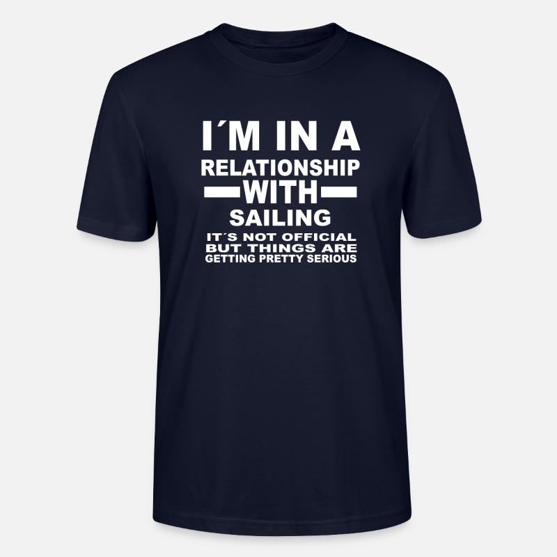 relationship with SAILING - Stanley/Stella Unisex Bio-T-Shirt CRAFTER - Navy