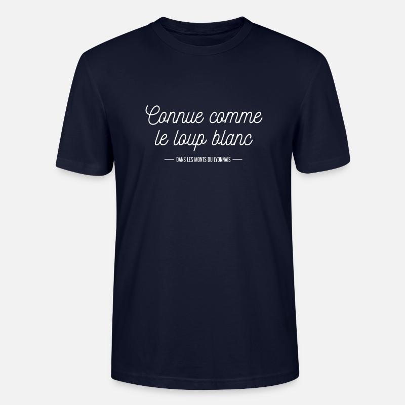Connue comme le loup blanc - T-shirt bio CRAFTER Stanley Stella Unisexe - marine