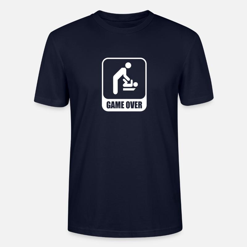 Babyspruch, perfektes Geschenk - Stanley/Stella Unisex Bio-T-Shirt CRAFTER - Navy