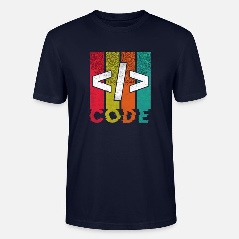 Conception du code - T-shirt bio CRAFTER Stanley Stella Unisexe - marine