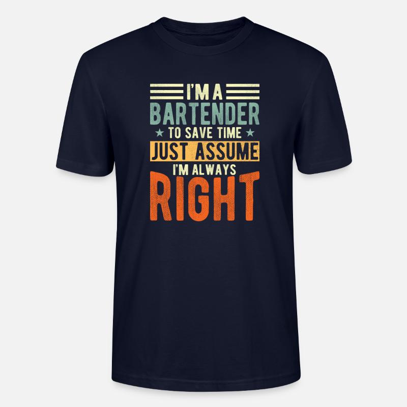 Barmann - Stanley/Stella Unisex Bio-T-Shirt CRAFTER - Navy