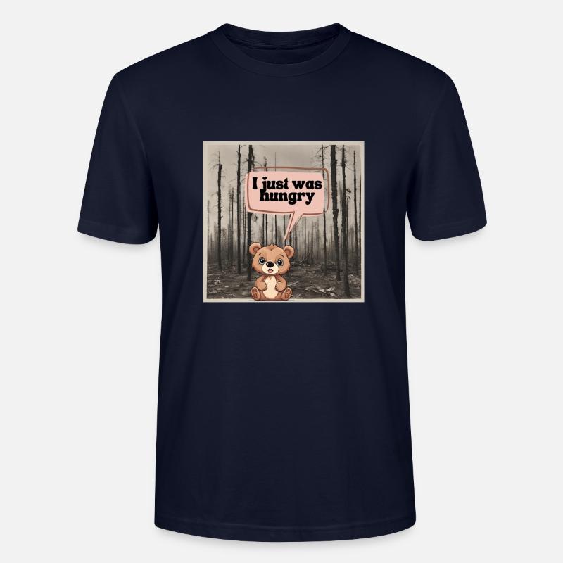 Kleiner Bär mit großem Hunger - Stanley/Stella Unisex Bio-T-Shirt CRAFTER - Navy