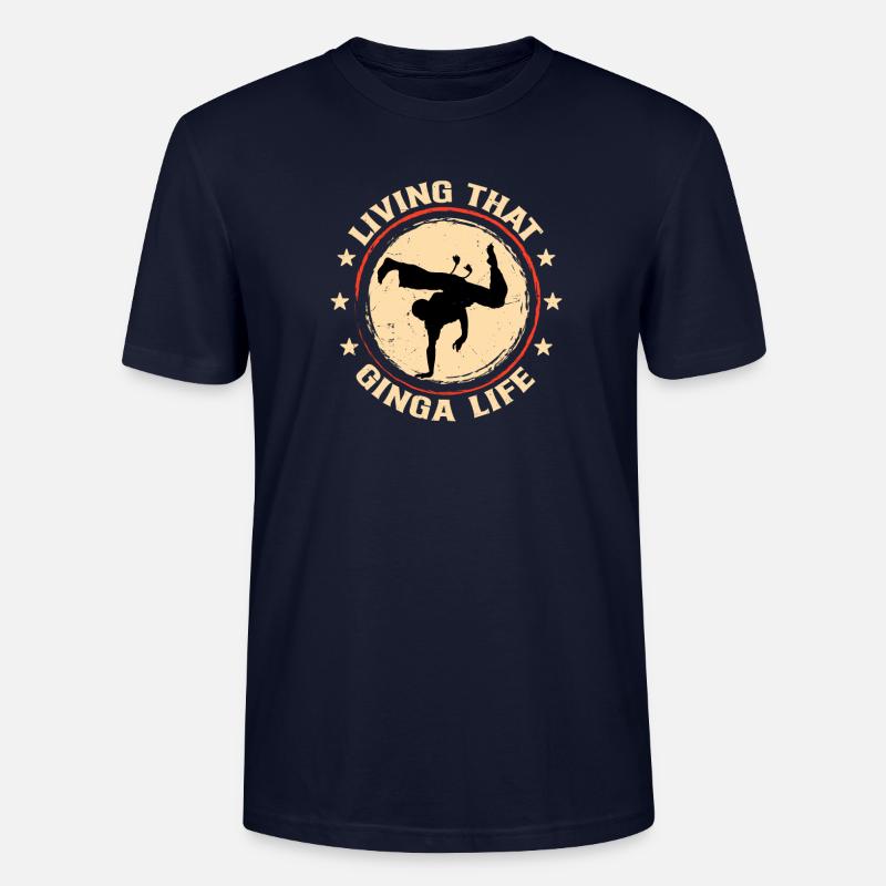 Das Ginga-Leben leben - Stanley/Stella Unisex Bio-T-Shirt CRAFTER - Navy
