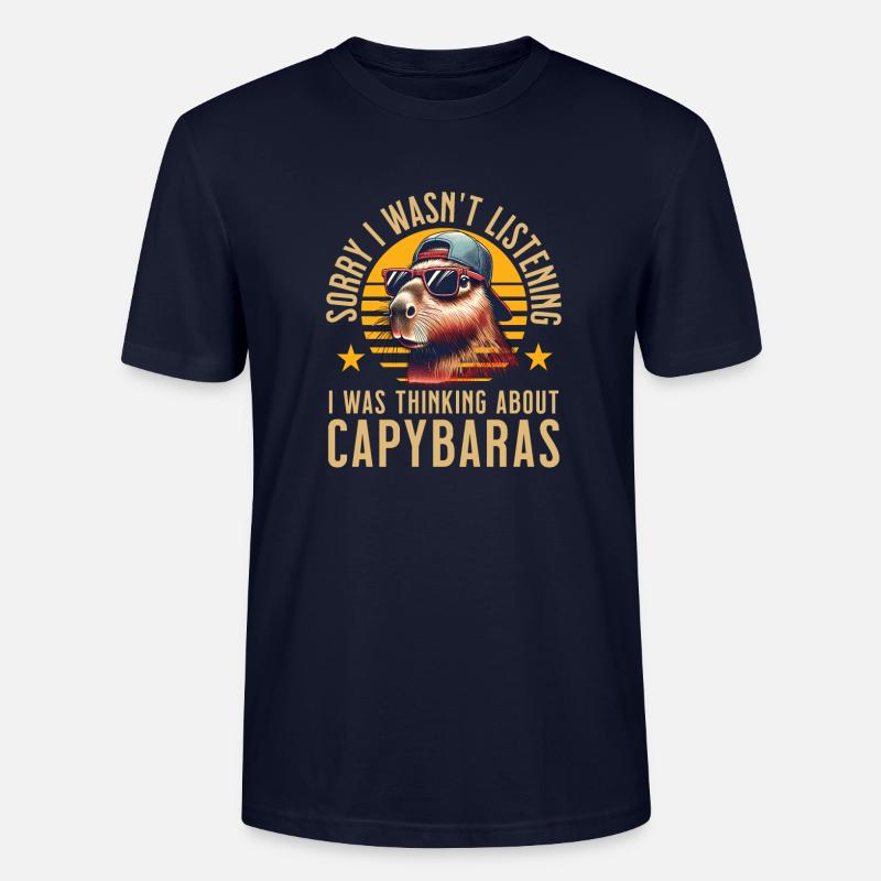 Capybara - Stanley/Stella Unisex Bio-T-Shirt CRAFTER - Navy