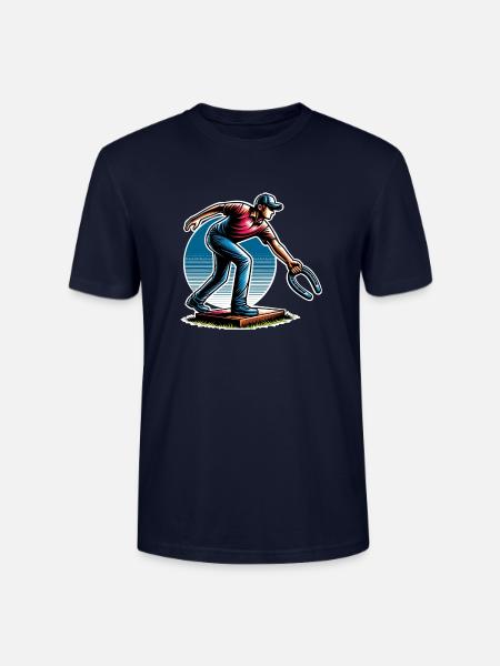 Hufeisenwerfen Horseshoe Pitching - Stanley/Stella Unisex Bio-T-Shirt CRAFTER - Navy