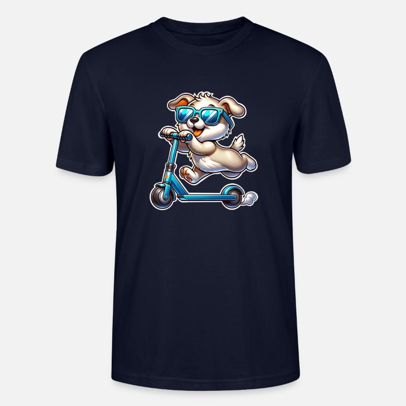 Kick Scooters E-Scooters E-Scooters - Stanley/Stella CRAFTER Unisex Organic T-Shirt - navy