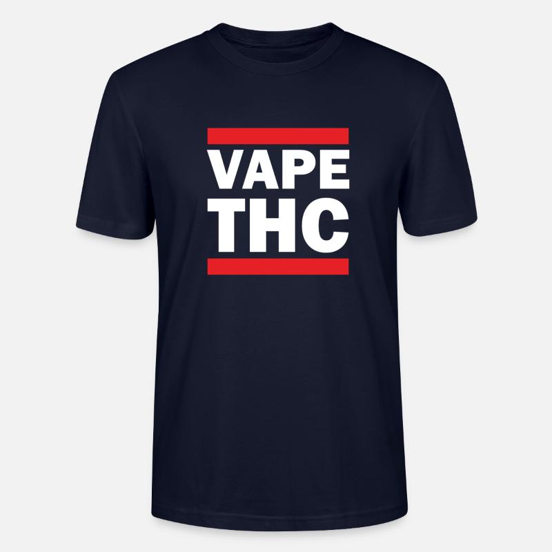 Vape THC Blanc - T-shirt bio CRAFTER Stanley Stella Unisexe - marine