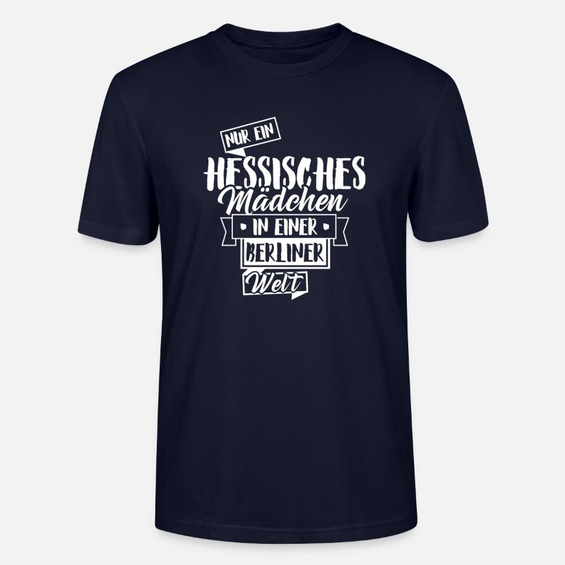 Hessisches Mädchen - Stanley/Stella Unisex Bio-T-Shirt CRAFTER - Navy