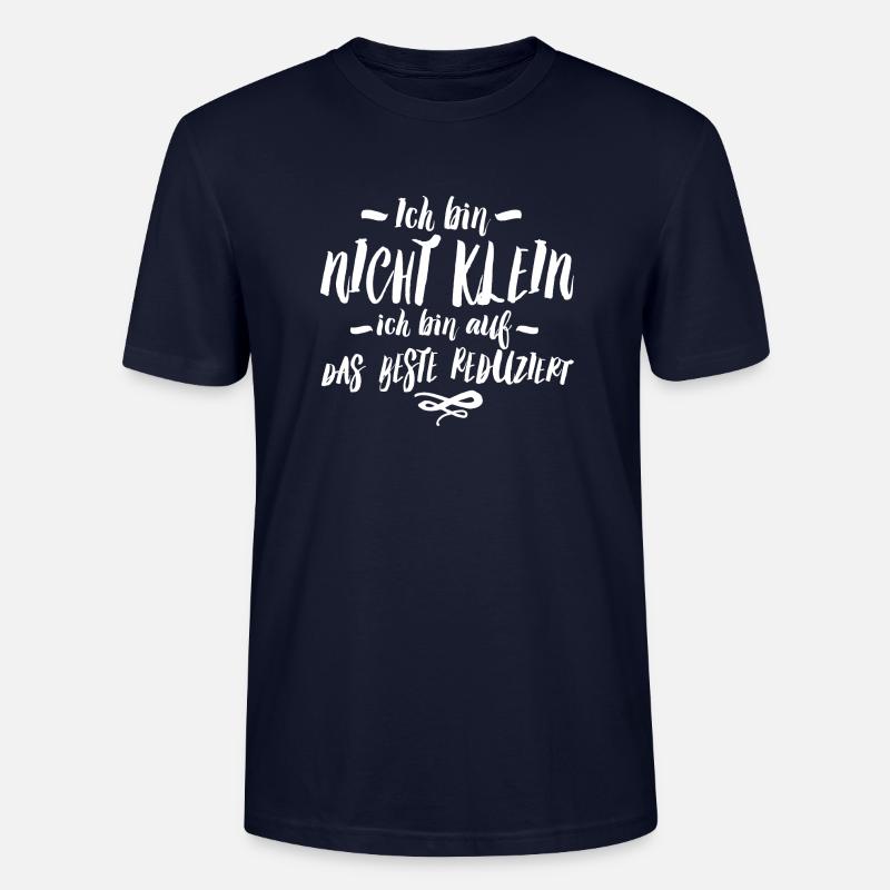 Ich bin nicht klein - Stanley/Stella Unisex Bio-T-Shirt CRAFTER - Navy