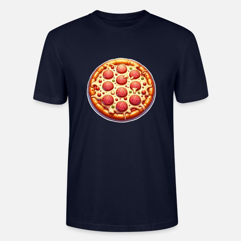 Pizza - Stanley/Stella Unisex Bio-T-Shirt CRAFTER - Navy