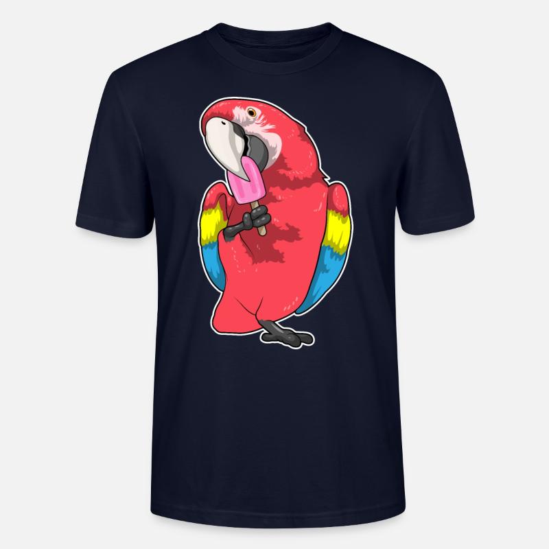 Popsicles perroquets - T-shirt bio CRAFTER Stanley Stella Unisexe - marine