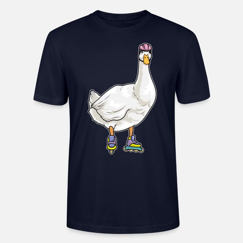Ente Inline skating Rollschuhe - Stanley/Stella Unisex Bio-T-Shirt CRAFTER - Navy