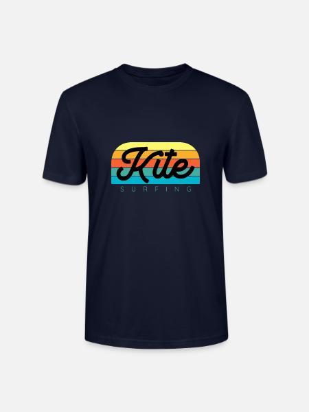 Kitesurfen Kitesurf Kitesurfer Kiteboard - Stanley/Stella Unisex Bio-T-Shirt CRAFTER - Navy