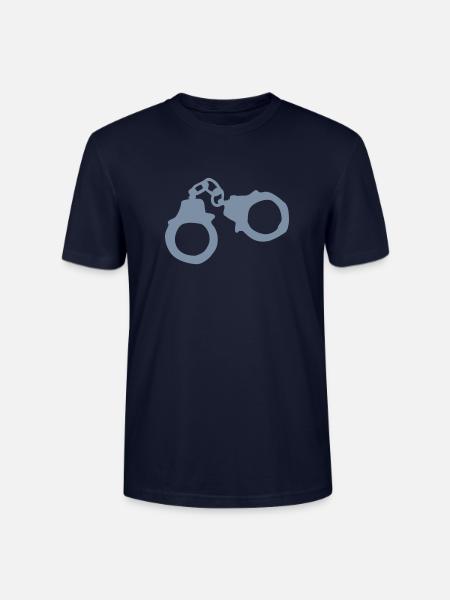 handschellen_1 - Stanley/Stella Unisex Bio-T-Shirt CRAFTER - Navy