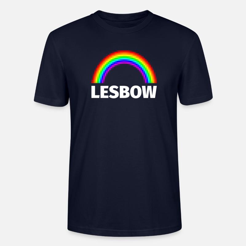 Cadeau lesbienne lesbienne arc-en-Lesbow - T-shirt bio CRAFTER Stanley Stella Unisexe - marine
