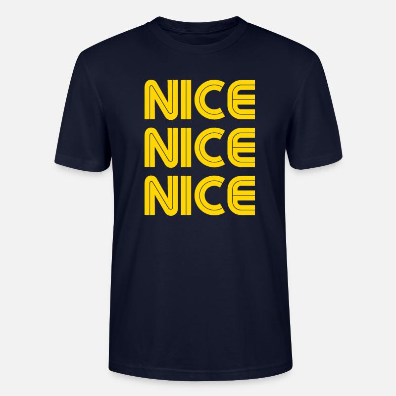 Nice Nice Nice - Stanley/Stella Unisex Bio-T-Shirt CRAFTER - Navy