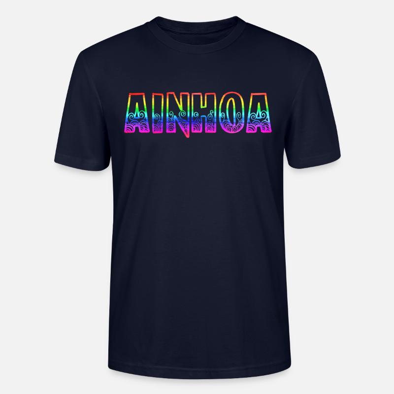 ainhoa rs rainbow - Stanley/Stella CRAFTER Unisex Organic T-Shirt - navy