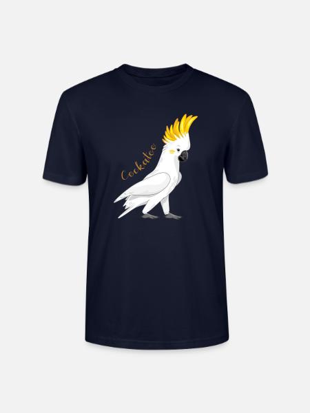 cacatoès - T-shirt bio CRAFTER Stanley Stella Unisexe - marine