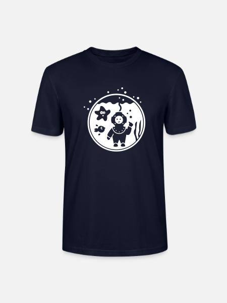 Mer - T-shirt bio CRAFTER Stanley Stella Unisexe - marine