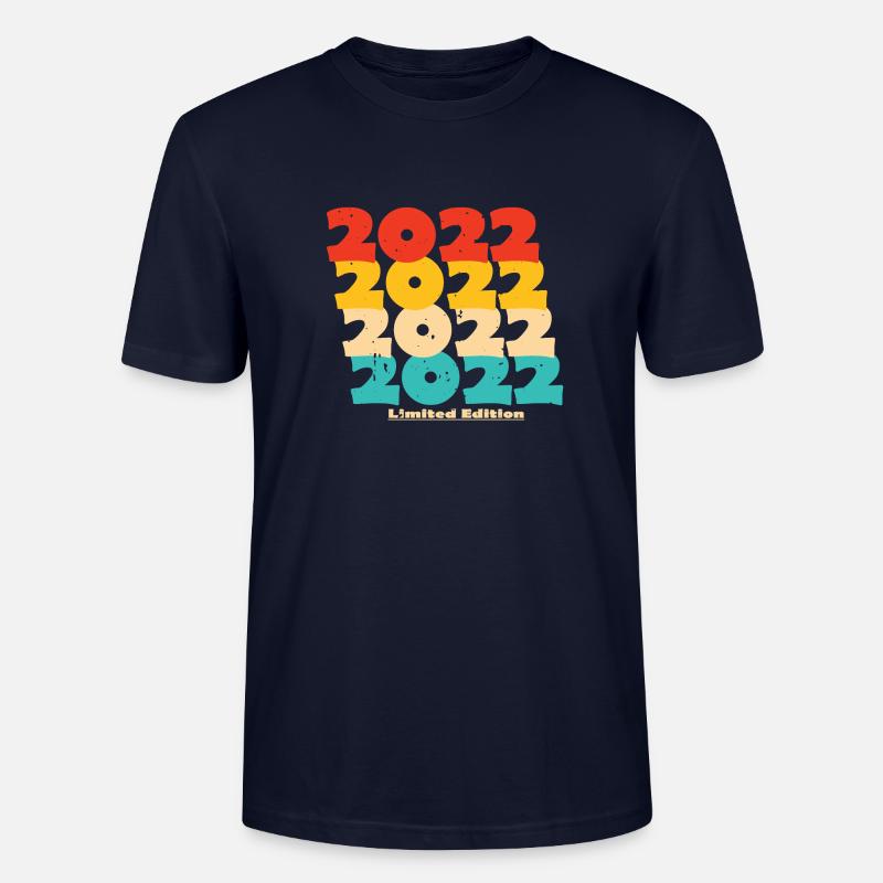 2022 : Edition Limitée - 2e anniversaire - T-shirt bio CRAFTER Stanley Stella Unisexe - marine
