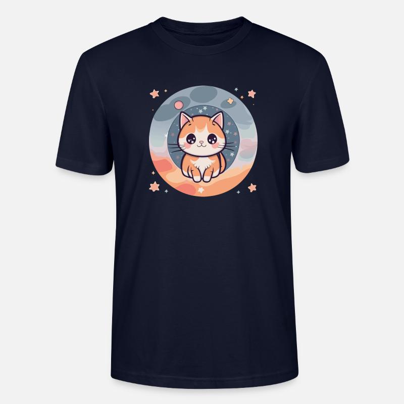 Kätzchen Niedlichkeit #1 - Stanley/Stella Unisex Bio-T-Shirt CRAFTER - Navy