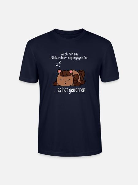 Mich hat ein Nickerchen - Frauen T-Shirt - Stanley/Stella Unisex Bio-T-Shirt CRAFTER - Navy