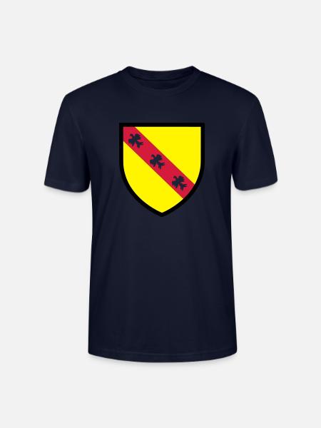 Blason Lorraine (T) - T-shirt bio CRAFTER Stanley Stella Unisexe - marine