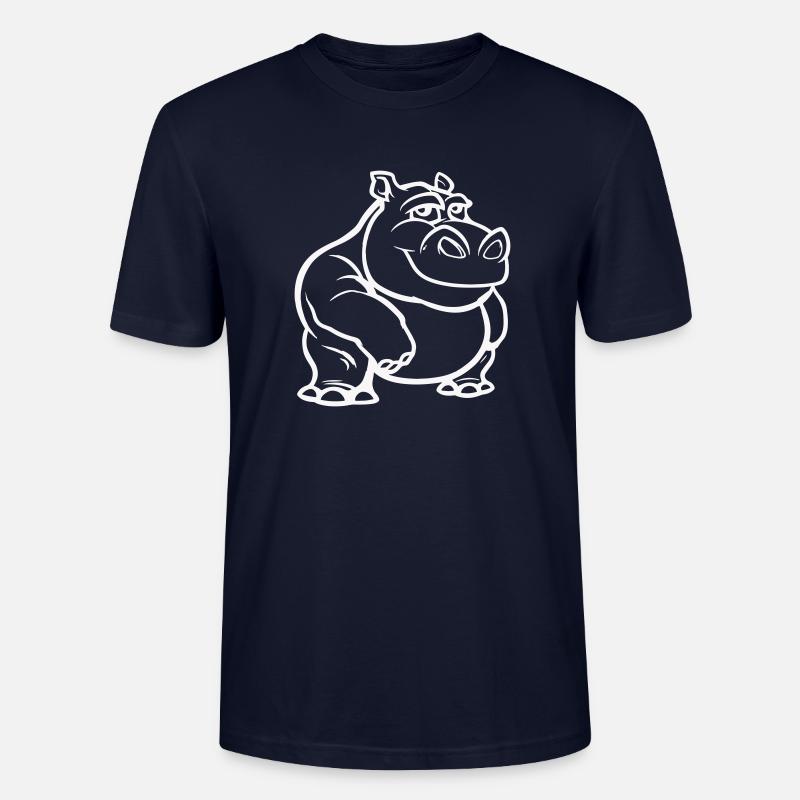 nilpferd - Stanley/Stella Unisex Bio-T-Shirt CRAFTER - Navy