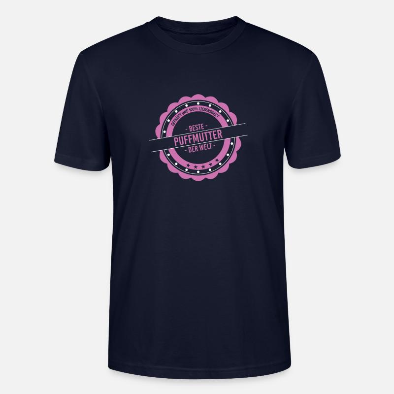 Die beste und liebenswerte Puffmutter - Stanley/Stella Unisex Bio-T-Shirt CRAFTER - Navy