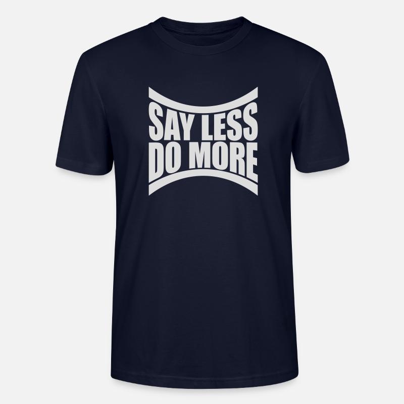 say less do more - Stanley/Stella Unisex Bio-T-Shirt CRAFTER - Navy