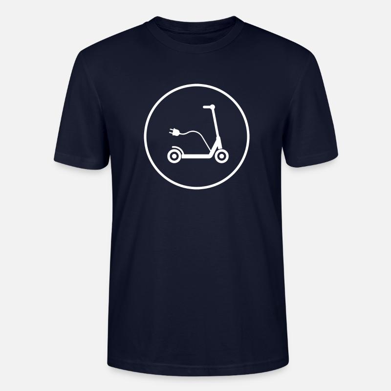 E-Scooter E-Roller Scooter - Stanley/Stella Unisex Bio-T-Shirt CRAFTER - Navy