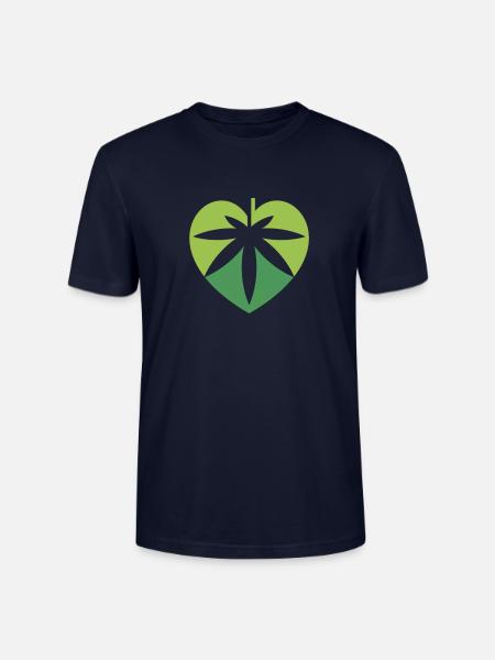 Hanfblatt - Stanley/Stella Unisex Bio-T-Shirt CRAFTER - Navy