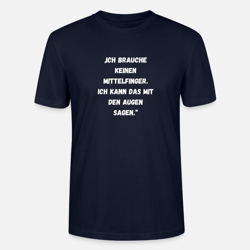 Spruch - Stanley/Stella Unisex Bio-T-Shirt CRAFTER - Navy