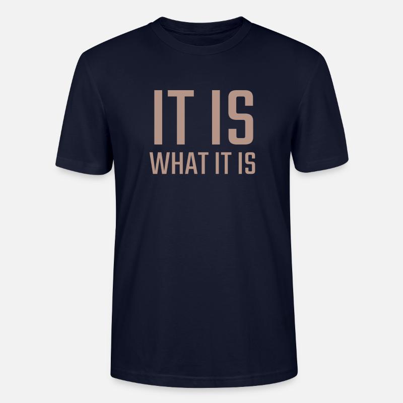 c’est ce que c’est - T-shirt bio CRAFTER Stanley Stella Unisexe - marine