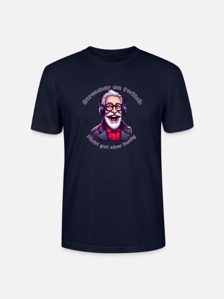 Nicht gut aber lustig - Stanley/Stella Unisex Bio-T-Shirt CRAFTER - Navy