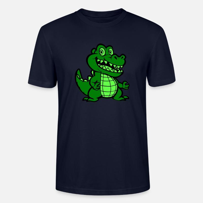 Krokodil Comic - Stanley/Stella Unisex Bio-T-Shirt CRAFTER - Navy