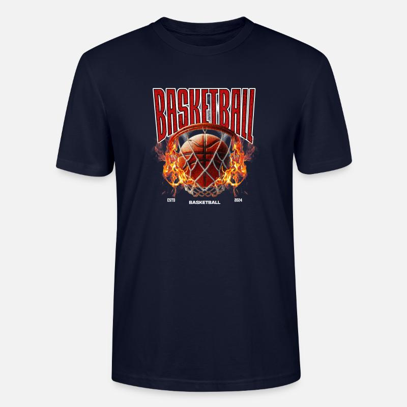 Basket-ball Joueurs de basket-ball - T-shirt bio CRAFTER Stanley Stella Unisexe - marine