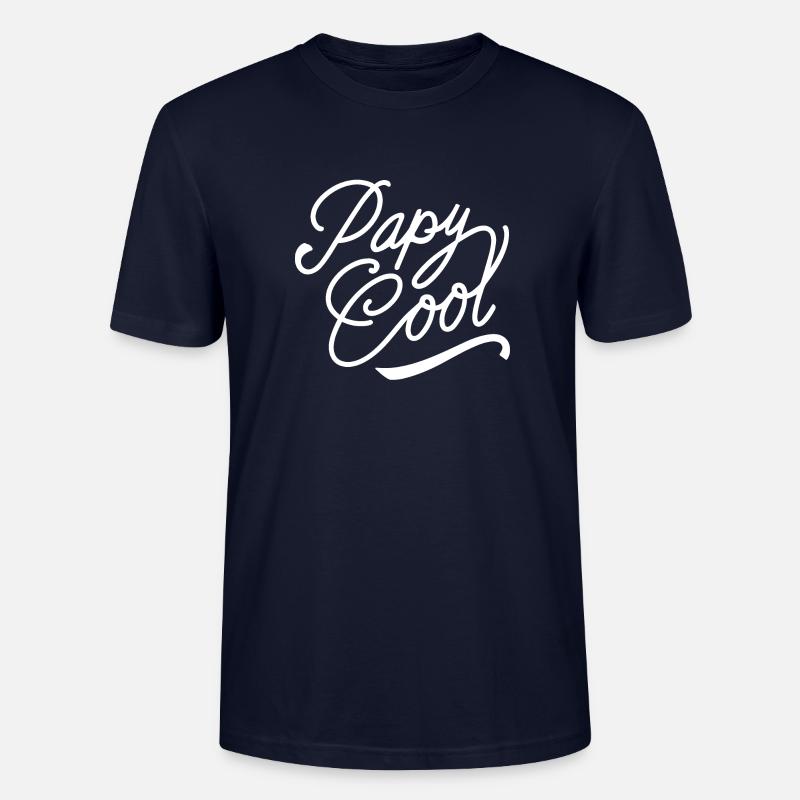 Papy cool - T-shirt bio CRAFTER Stanley Stella Unisexe - marine